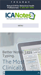 Mobile Screenshot of icanotes.com